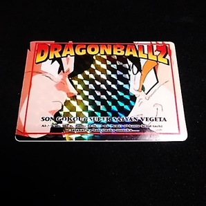 ドラゴンボール キラシールカード アマダ 孫悟空VS魔人ベジータ レアの画像1