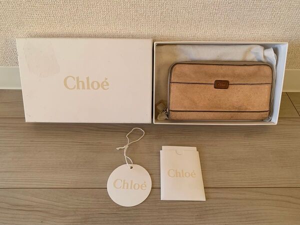 クロエ Chloe 長財布 ベージュ