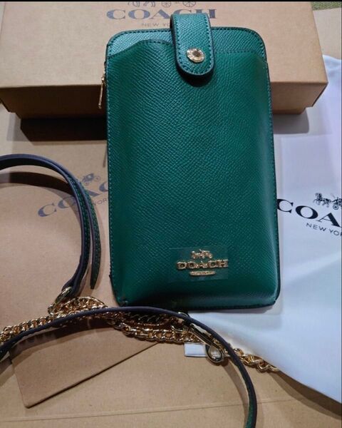 C-569新品未使用 COACH スマホショルダー並行輸入品