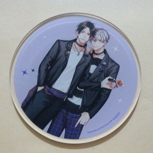 ステラマップカフェ moment × ameiro おすわりよくできました 三栖よこ アクリルコースター