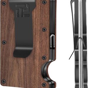 男性用 スリム ウォレット ミニ ウォレット メタルウォレット マネークリップ