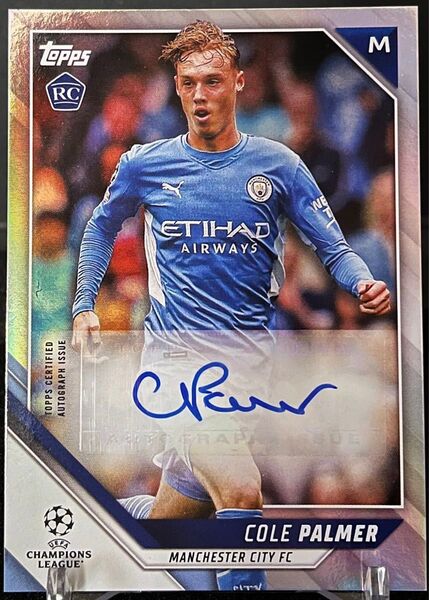 COLE PALMER 21/22 Topps UEFA RC auto サイン