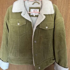 A21 ボア コーデュロイ ショートコート