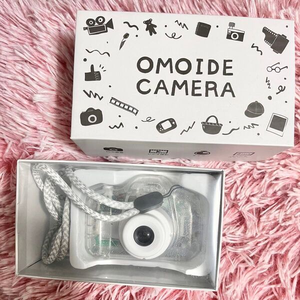 OMOIDE CAMERA キッズカメラ トイカメラ 水色