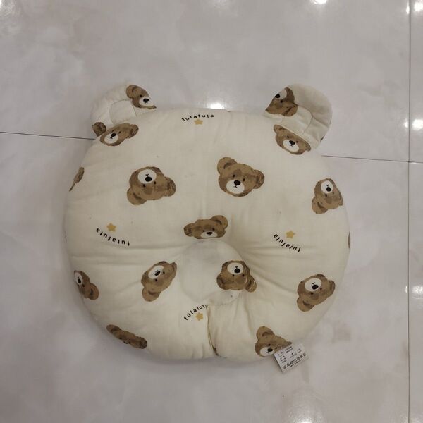 ベビー用クマ柄ドーナツ枕 28×32cm フタフタ フタくま futafuta