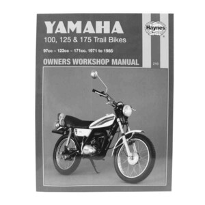 整備書 修理 リペア サービス マニュアル YAMAHA ヤマハ 100 125 175 DT 97 123 171 Trail Bikes 1971 1985 トレイル モトクロス ^在