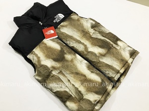 SUPREME シュプリーム×THE NORTH FACE ノースフェイス NUPTSE BEST ヌプシベスト(S)