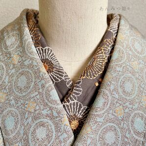 綿の刺繍半衿 ドイリー