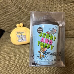 トムとジェリー 蓋付き保温カップ&小さながま口セット