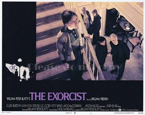 1973年　映画・The Exorcist エクソシスト ロビーカード　２枚付き