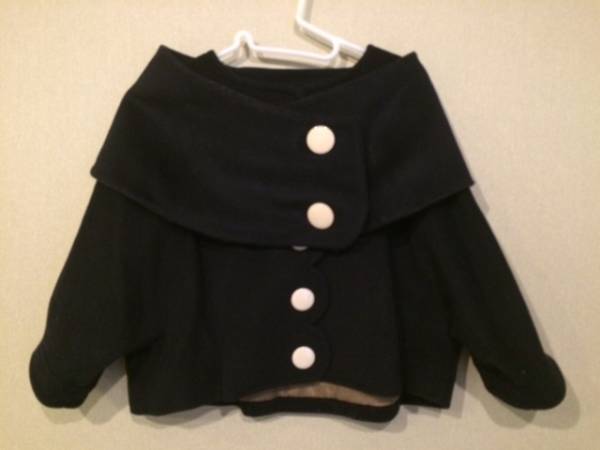 Dot and Stripes CHILD WOMAN ショート丈ジャケット F USED チャイルドウーマン ボレロ コート
