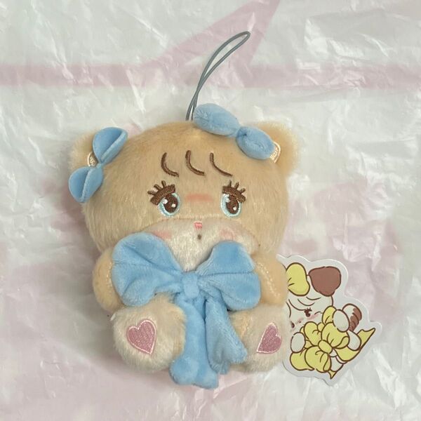 【未使用品】 mikko characters 抱きしめおリボンマスコット ラテ