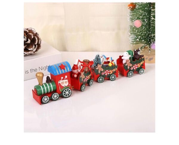 クリスマス 飾り オーナメント 置物 サンタ 可愛い 列車クリスマス プレゼント