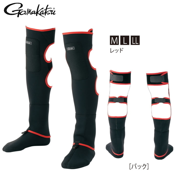 がまかつ(Gamakatsu) プロテクトゲーター(ソックス付き) GM-3594 レッド LLサイズ 定価13,530円