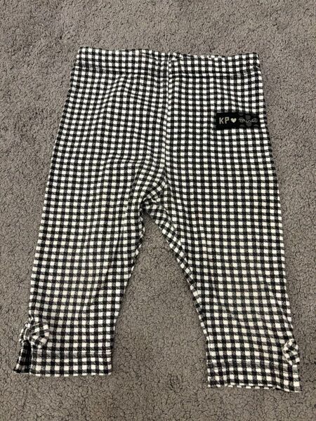 ニットプランナーKP 7部丈 チェックレギンス 80