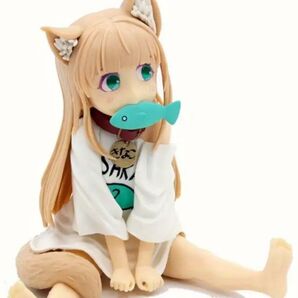 猫耳美少女フィギュア 座位高さ約14cm