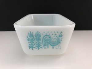 オールドパイレックス Ｍサイズ バタープリント リフリッジレーター レフリッジレーター OLD PYREX USA ヴィンテージ [py-355]