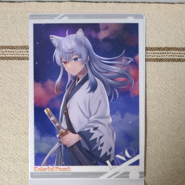 カラフルピーチ どぬく クリアポスター ジャンボ カードダス ガチャガチャ ガシャポン からぴち