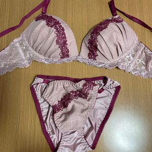 ブラジャー&ショーツセット 大きいサイズ L L