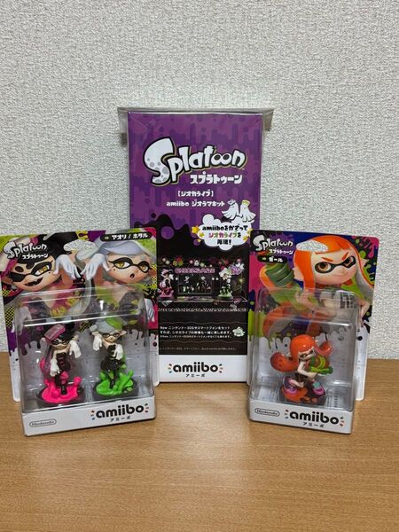 amiibo アオリ&ホタル ガール シオカライブジオラマキット 新品未開封