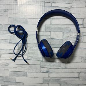 beats ヘッドホン ブルー オーディオ機器