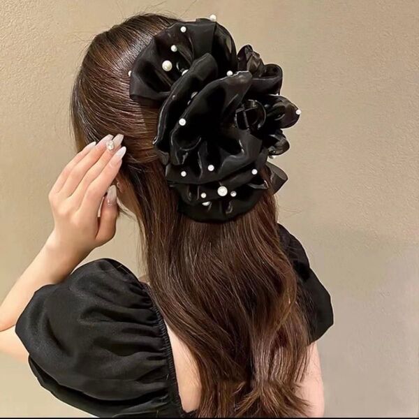 髪留め ヘアクリップ 結婚式 髪飾り フォーマル おしゃれ 清楚 上品