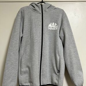 mactools マックツール フルジップパーカー グレー Lサイズ ジップアップパーカー アディダス グレー スウェット