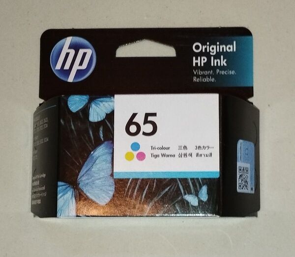 新品 未開封 HP65 純正インクカートリッジ 3色カラー 1箱