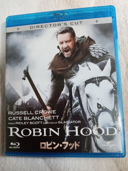 ★★★ロビンフッド 。Blu-ray グラディエーターのラッセル・クロウ主演。リドリー・スコット監督作品。