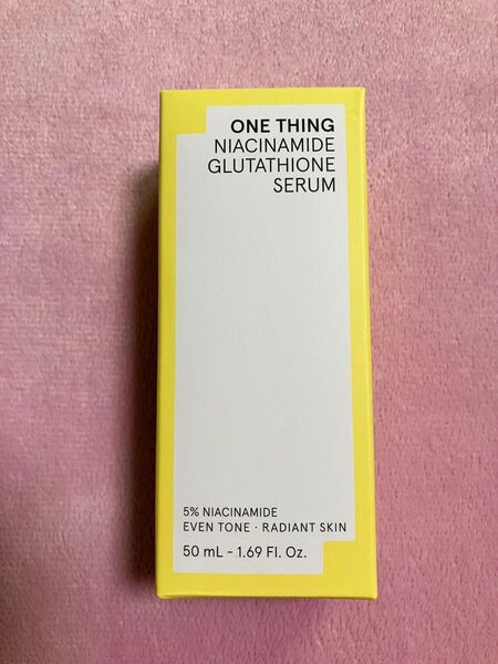 新品 ONE THING ワンシング ナイアシンアミド グルタチオンセラム