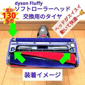 【ノーマルタイプ】fluffy ソフトローラーヘッド 交換用タイヤ