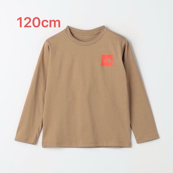新品 ノースフェイス トップス 120cm キッズ 長袖 Tシャツ ロンT ケルプタン 長袖Tシャツ ロングスリーブ