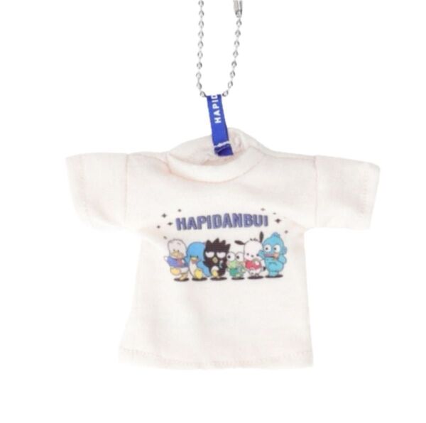 即購入OK!匿名発送!はぴだんぶいTシャツキーホルダー HAPIDANBUI Sanrio