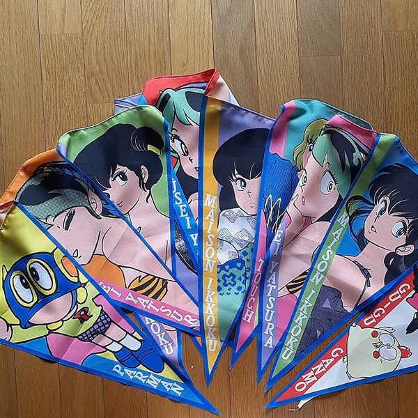 当時物 激レア希少非売品 タペストリー小学舘パーマンめぞん一刻音無響子 うる星やつらラムちゃんタッチ南ちゃん昭和アニメコレクション