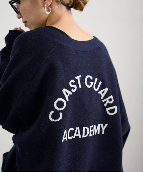 FRAMeWORK【フレームワーク】☆【ST.JOHNS 3RD CLUB】インターシャロゴカーディガン 美品