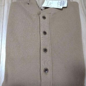 FRAMeWORK【フレームワーク】☆ワッフルヘンリープルオーバー 新品キャメル