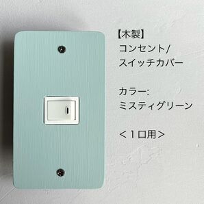 木製コンセント/スイッチカバー<1口用>