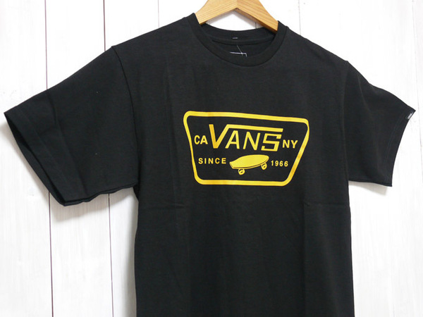 即決【新品】VANS　USバンズ　Tシャツ　黒　S　★FULL PATCH
