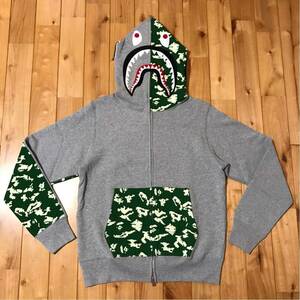 ★新品★ NW20周年記念 デジタルカモ シャーク パーカー Mサイズ shark full zip hoodie a bathing ape bape エイプ ベイプ 20th nigo 8032