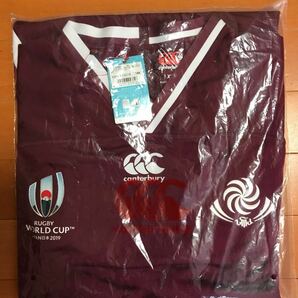 【カンタベリー】RWC20ジョージア代表オフィシャルホームレプリカジャージ XL