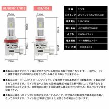 B21A 前期/後期 デイズルークス ハイウェイスター含む LED フォグランプ LED H16 11000lm 55W ZES 6500K/ホワイト/白 車検対応_画像9