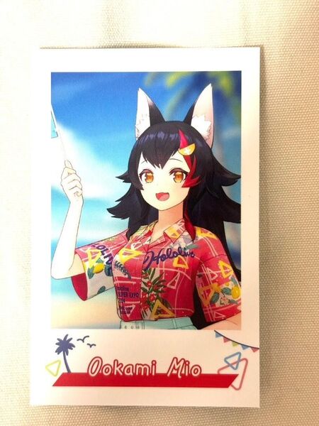 ホロライブ EXPO 2024年 チェキ風カード 大神ミオ
