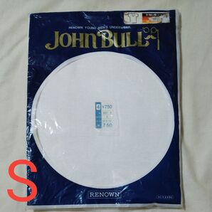 レア物!レナウン JOHN BULL 半袖U首シャツ サイズS