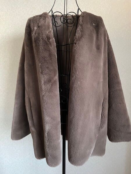stola リバーシブル フェイクファーコート