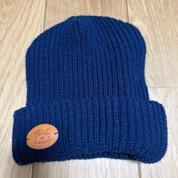 イルビゾンテ ニットキャップ ネイビー