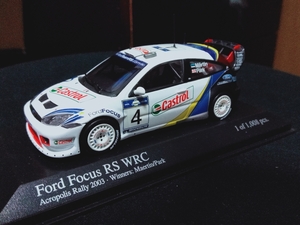 1/43 PMA ミニチャンプス フォード フォーカス FORD FOCUS RS WRC アクロポリスラリー 2003 ウィナー マーティン