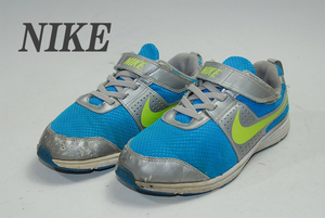 厳選！海外買い付け！DS8703★名品/名作ファン待望！傑作品！ナイキ/NIKE★SPEED FASTER GS/銀緑水色/Low/レザー/20cm/ベストセラー/SALE