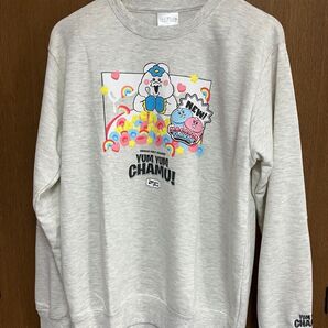 んぽちゃむ マカロン トレーナー メンズL トレーナーとおぱんちゅうさぎアクセサリーセット