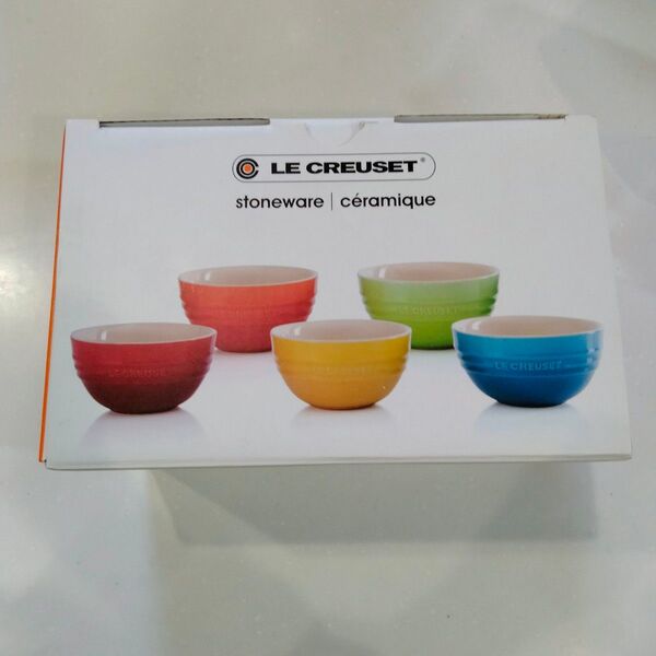 ル・クルーゼ 茶碗 ライス・ボール 直径12cm レインボー