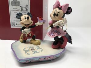 ミッキー&ミニー　プロポーズ！　フィギュア　A Magical Moment GIFT! Jim Shore Disney Traditions ジムショア055436